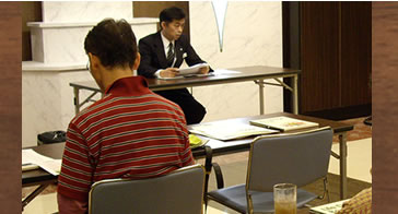 画像:2012年6月12日やわらぎ斎場西町・清田・やわらぎ伏見別邸葬祭セミナーの様子その2