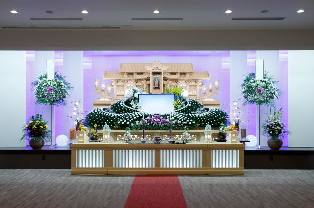 やわらぎ斎場厚別西外観札幌市厚別区葬儀葬式法要画像イメージ