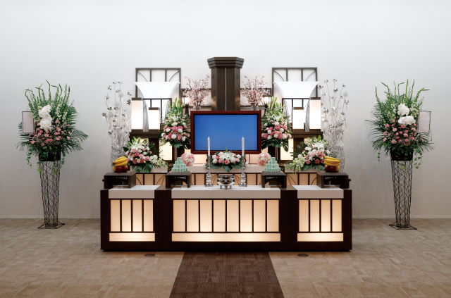 やわらぎ斎場厚別西2階式場札幌市厚別区葬儀葬式法要画像イメージ