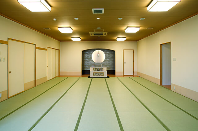 やわらぎ斎場元町親族控室（和室）札幌市東区葬儀葬式法要画像イメージ