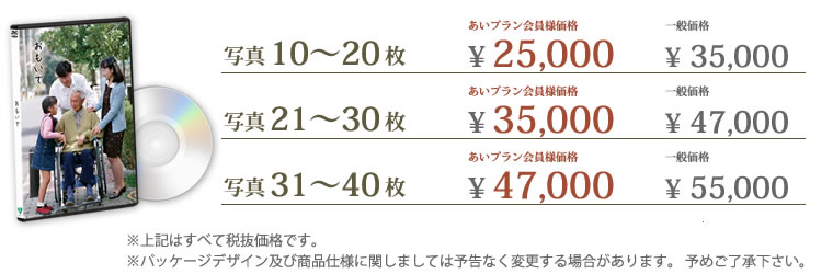 値段表
