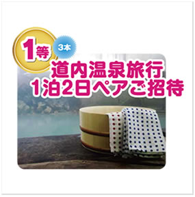 画像:道内温泉旅行1泊2日ペアご招待