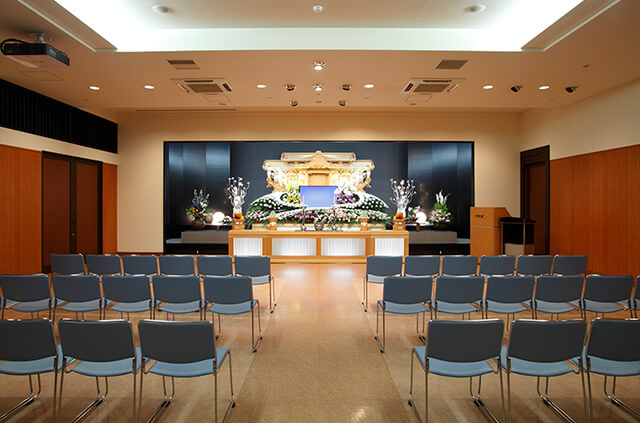 やわらぎ斎場元町1階式場札幌市東区葬儀葬式法要画像イメージ