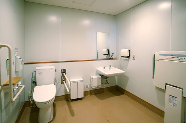やわらぎ斎場元町多目的トイレ札幌市東区葬儀葬式法要画像イメージ