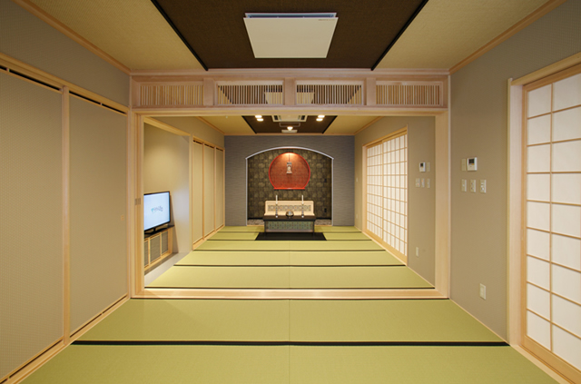 やわらぎ斎場西野親族控室（和室）札幌市西区葬儀葬式法要画像イメージ