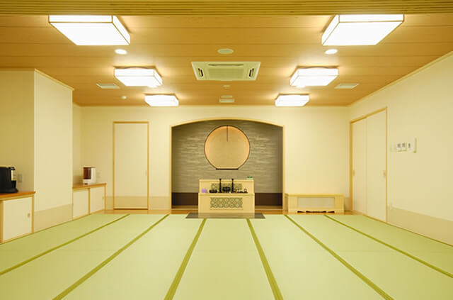 やわらぎ斎場センティア28親族控室（和室）札幌市中央区葬儀葬式法要画像イメージ