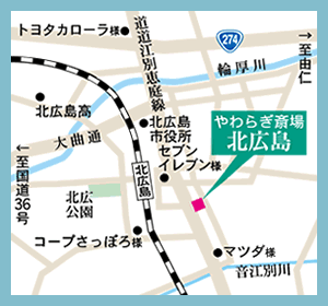 画像:もみじ台管理センターの地図